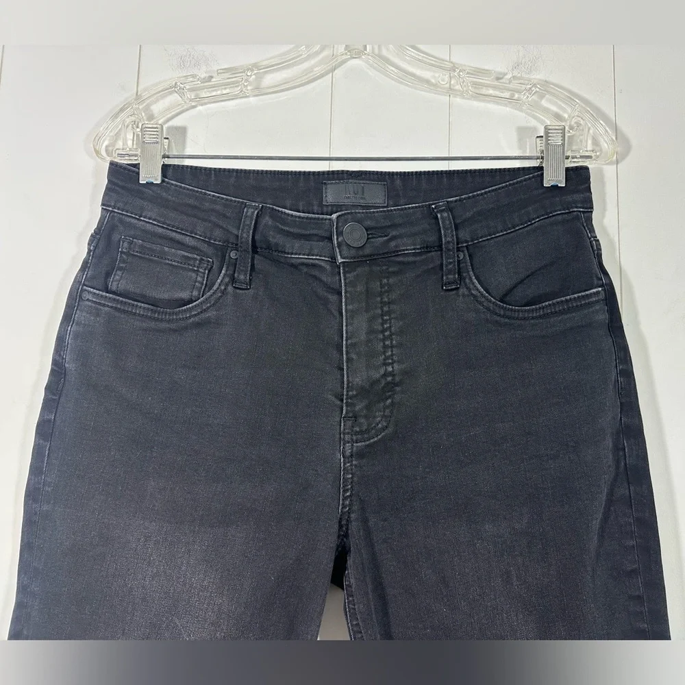 Kut from the Kloth Sz 6 Womens Rachael Fab Ab Mom Denim Black Jeans High Rise - Picture 2 of 12